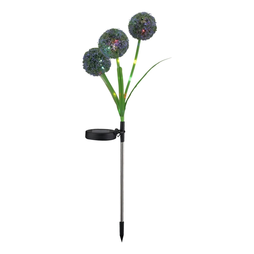 Iluminação solar LED RGB ALLIUM LED/1,2V 6500 600 mAh IP44 preto