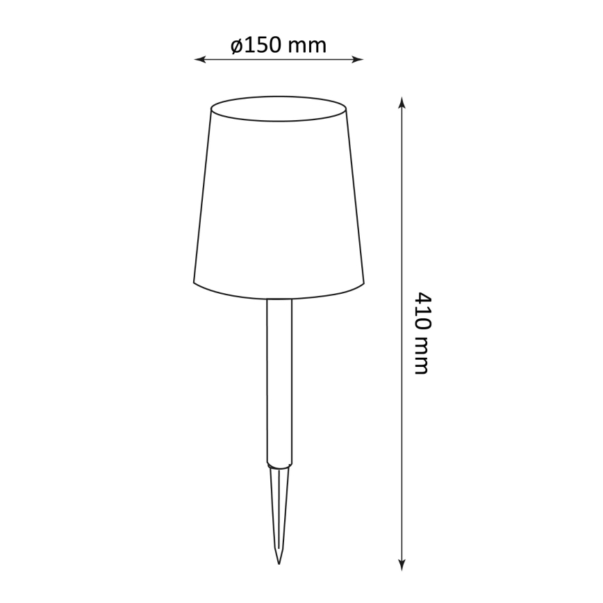 Iluminação solar LED RUMBA LED/1,2V IP44
