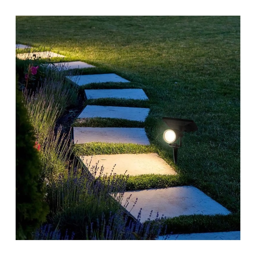 Iluminação solar LED SPIKE LED/2W/5,5V IP65 3000K