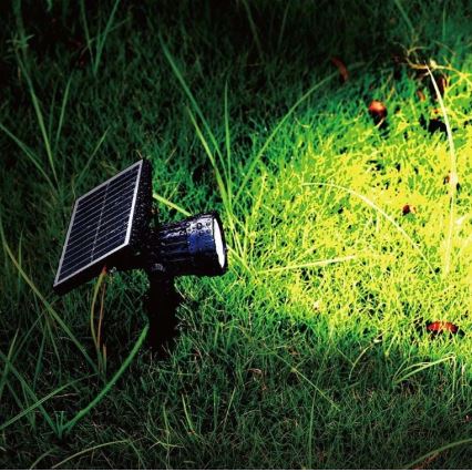 Iluminação solar LED SPIKE LED/2W/5,5V IP65 3000K