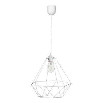 Iluminação suspensa BASKET 1xE27/60W/230V branca