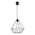 Iluminação suspensa BASKET 1xE27/60W/230V preta