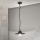 Iluminação suspensa exterior EDWARD 1xE27/60W/230V IP44 preto