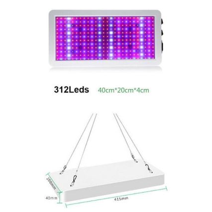 Iluminação suspensa LED para plantas em crescimento LED/36W/230V IP44