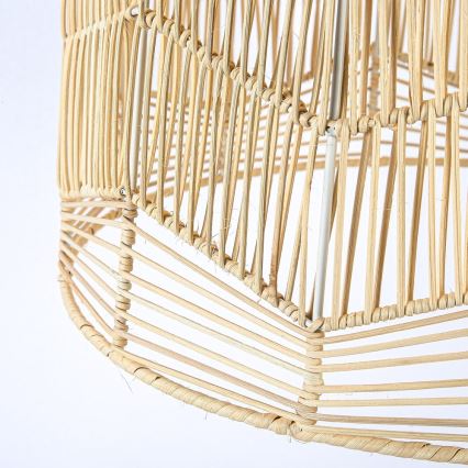 Candeeiro suspenso PELO 1xE27/40W/230V diâmetro 40 cm vime