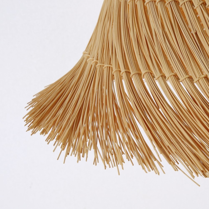 Candeeiro suspenso NATURALEZA 1xE27/40W/230V diâmetro 45 cm vime