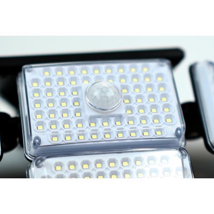 Iluminação solar de parede LED com sensor LED/5W/5,5V IP65