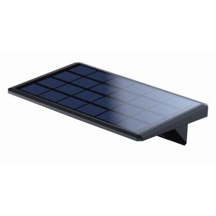 Iluminação solar de parede LED com sensor LED/2,6W/5,5V IP65 1800 mAh preto