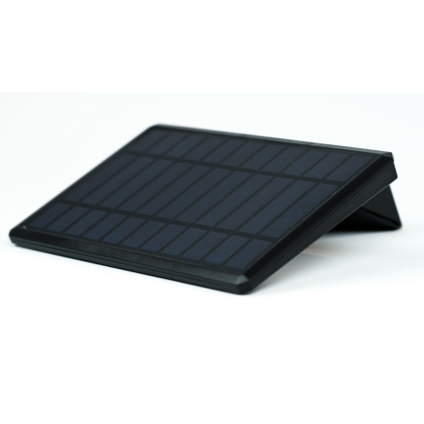 Iluminação solar de parede LED com sensor LED/2,6W/5,5V IP65 1800 mAh preto