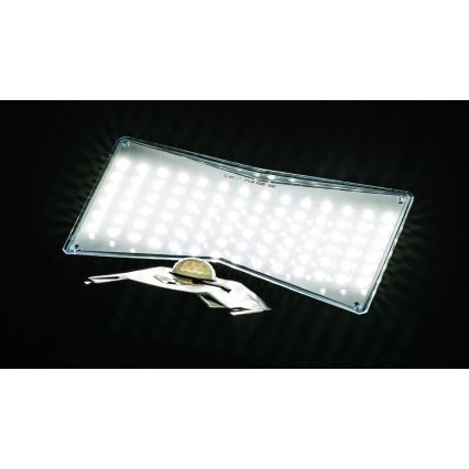 Iluminação solar de parede LED com sensor LED/2,6W/5,5V IP65 1800 mAh preto