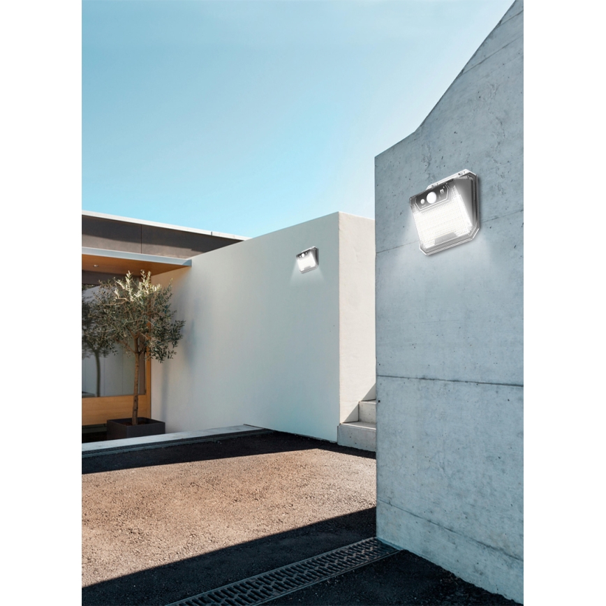 Iluminação solar de parede LED com sensor LED/3W/5,5V IP65