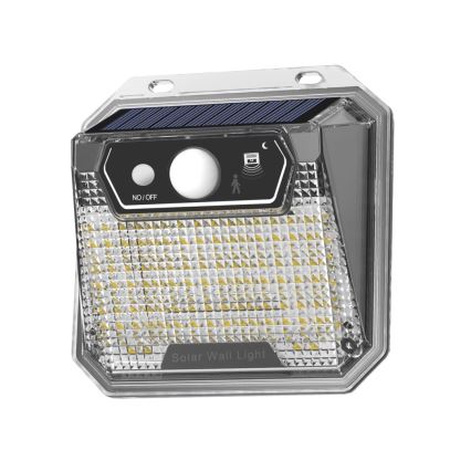 Iluminação solar de parede LED com sensor LED/3W/5,5V IP65
