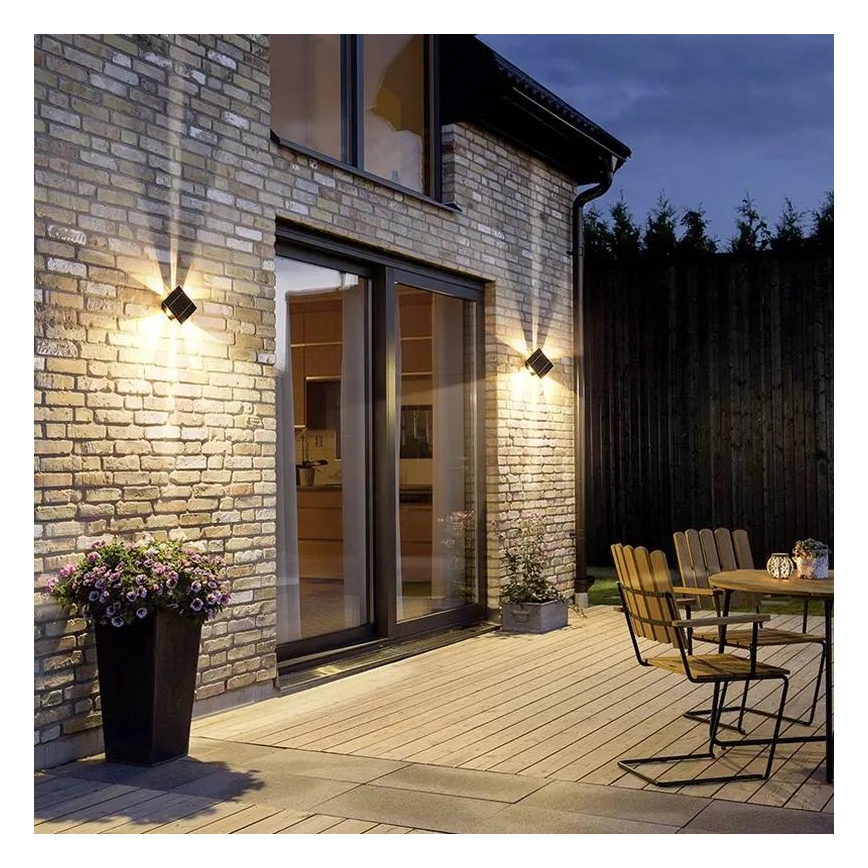 Iluminação solar de parede LED com sensor LED/2W/5V IP54
