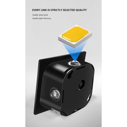 Iluminação solar de parede LED com sensor LED/2W/5V IP54