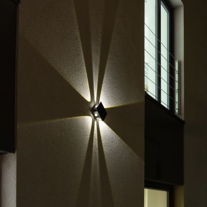 Iluminação solar de parede LED com sensor LED/2W/5V IP54