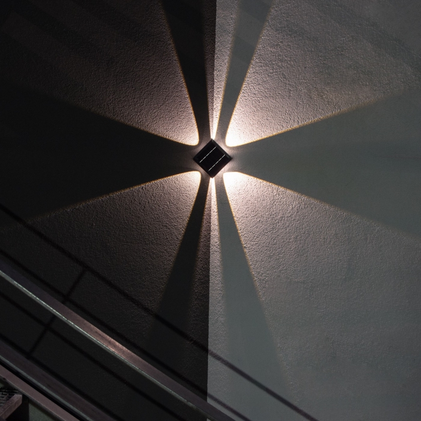 Iluminação solar de parede LED com sensor LED/2W/5V IP54