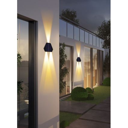 Iluminação solar de parede LED com sensor LED/2W/5V IP54