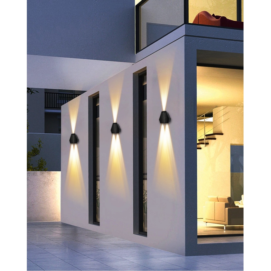 Iluminação solar de parede LED com sensor LED/2W/5V IP54