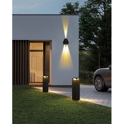 Iluminação solar de parede LED com sensor LED/2W/5V IP54