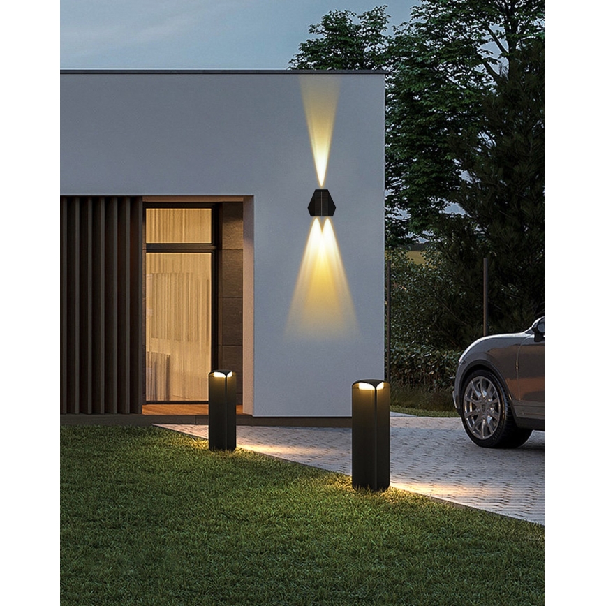 Iluminação solar de parede LED com sensor LED/2W/5V IP54