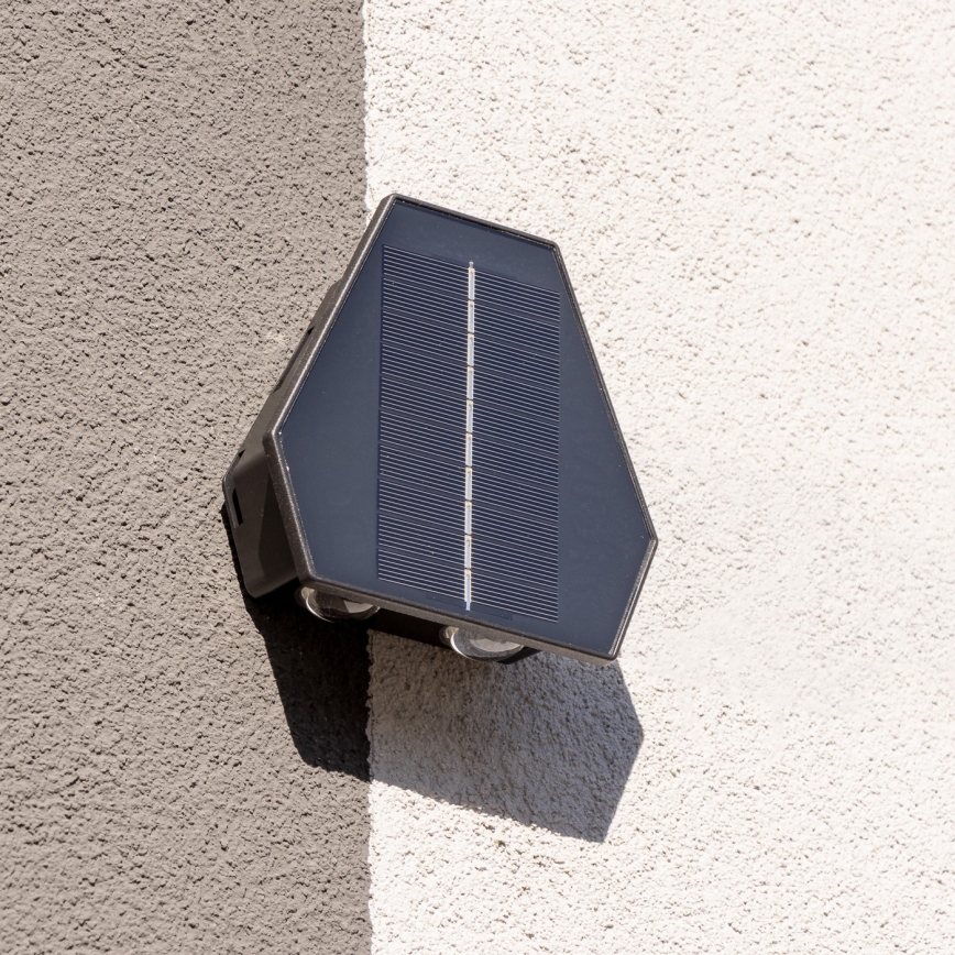 Iluminação solar de parede LED com sensor LED/2W/5V IP54