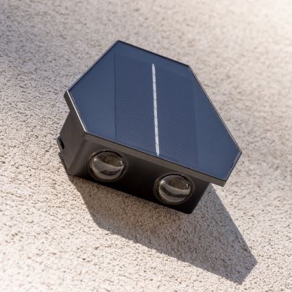 Iluminação solar de parede LED com sensor LED/2W/5V IP54