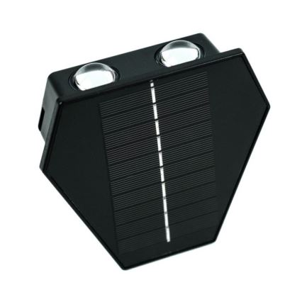 Luminária de parede solar LED com sensor LED/2W/5V IP54 1300 mAh