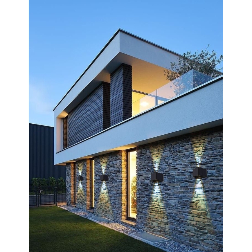 Iluminação solar de parede LED com sensor LED/2W/5V IP54