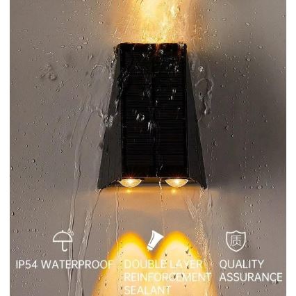 Iluminação solar de parede LED com sensor LED/2W/5V IP54 1300 mAh