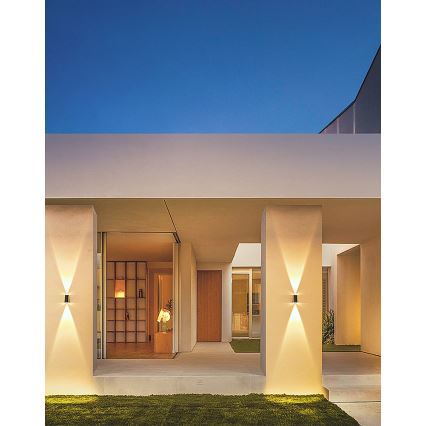 Iluminação solar de parede LED com sensor LED/2W/5V IP54 1300 mAh