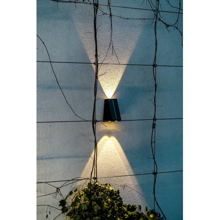 Iluminação solar de parede LED com sensor LED/2W/5V IP54 1300 mAh