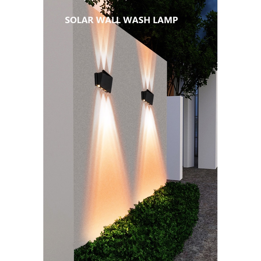 Iluminação solar de parede LED com sensor LED/2W/5V IP54