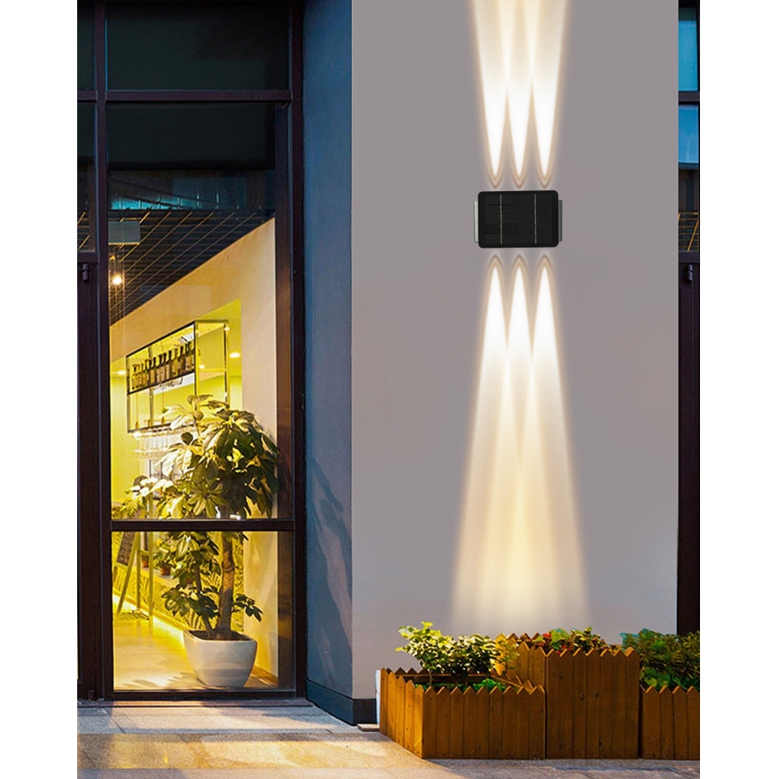 Iluminação solar de parede LED com sensor LED/2W/5V IP54