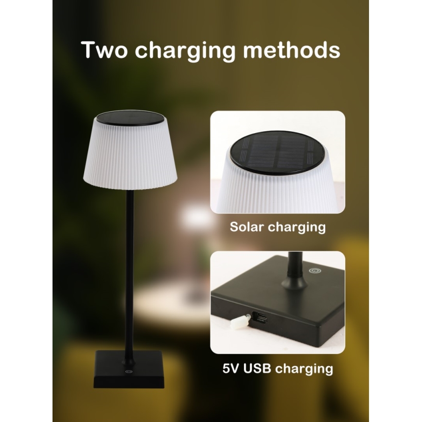 LED Regulação exterior solar candeeiro com sensor LED/4W/5V IP44