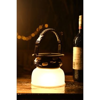 LED RGB Portátil solar recarregável candeeiro com LED corrente LED/10W/5V 3600 mAh IP65 3600 mAh