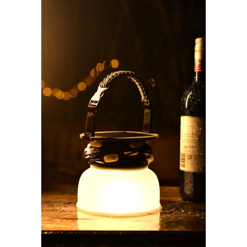 LED RGB Portátil solar recarregável candeeiro com LED corrente LED/10W/5V 3600 mAh IP65 3600 mAh