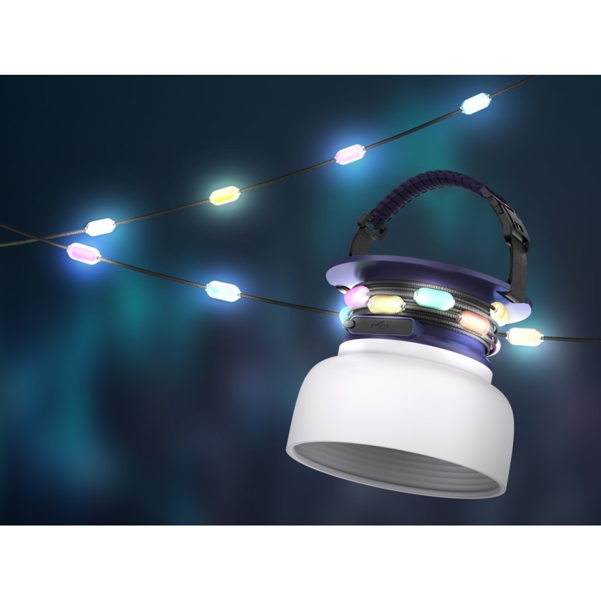 LED RGB Portátil solar rechargeable candeeiro com uma LED corrente LED/10W/5V 3600 mAh IP65