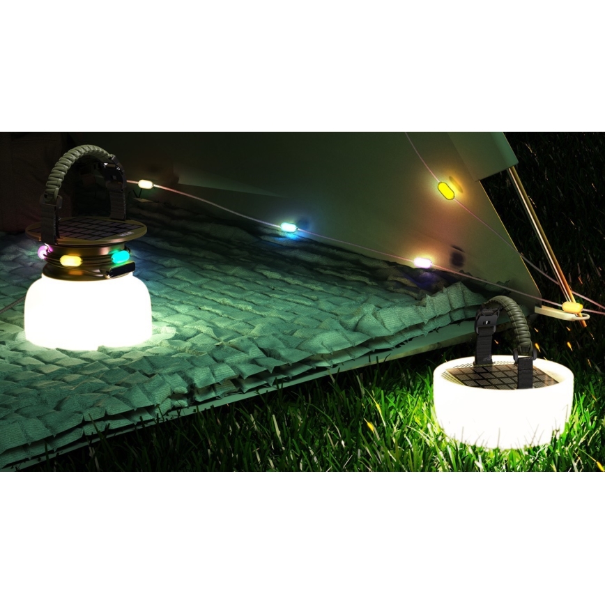 LED RGB Portátil solar rechargeable candeeiro com uma LED corrente LED/10W/5V 3600 mAh IP65
