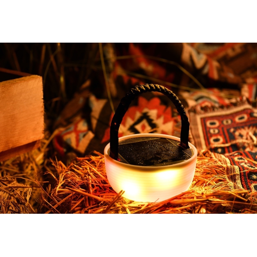 LED RGB Portátil solar rechargeable candeeiro com uma LED corrente LED/10W/5V 3600 mAh IP65