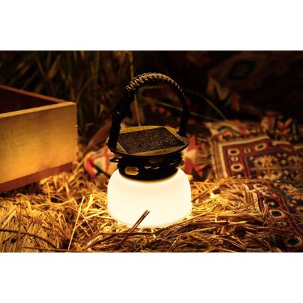 LED RGB Portátil solar rechargeable candeeiro com uma LED corrente LED/10W/5V 3600 mAh IP65