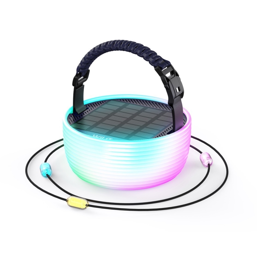 LED RGB Portátil solar rechargeable candeeiro com uma LED corrente LED/10W/5V 3600 mAh IP65
