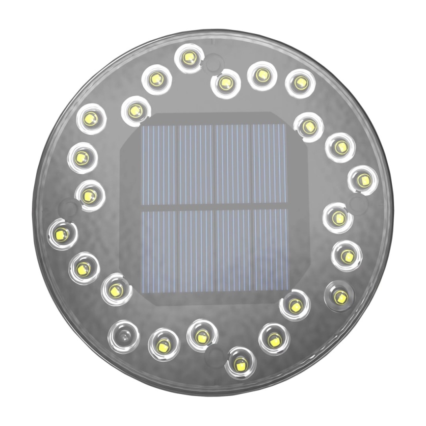 CONJUNTO 4x Luzes solares LED com regulação e sensor LED/0,048W/2V IP68 600 mAh
