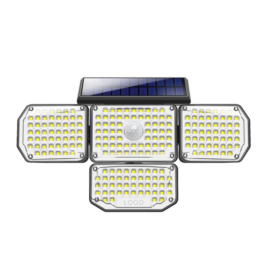 Iluminação solar de parede LED com sensor LED/5W/5,5V 3000K/6500K IP44