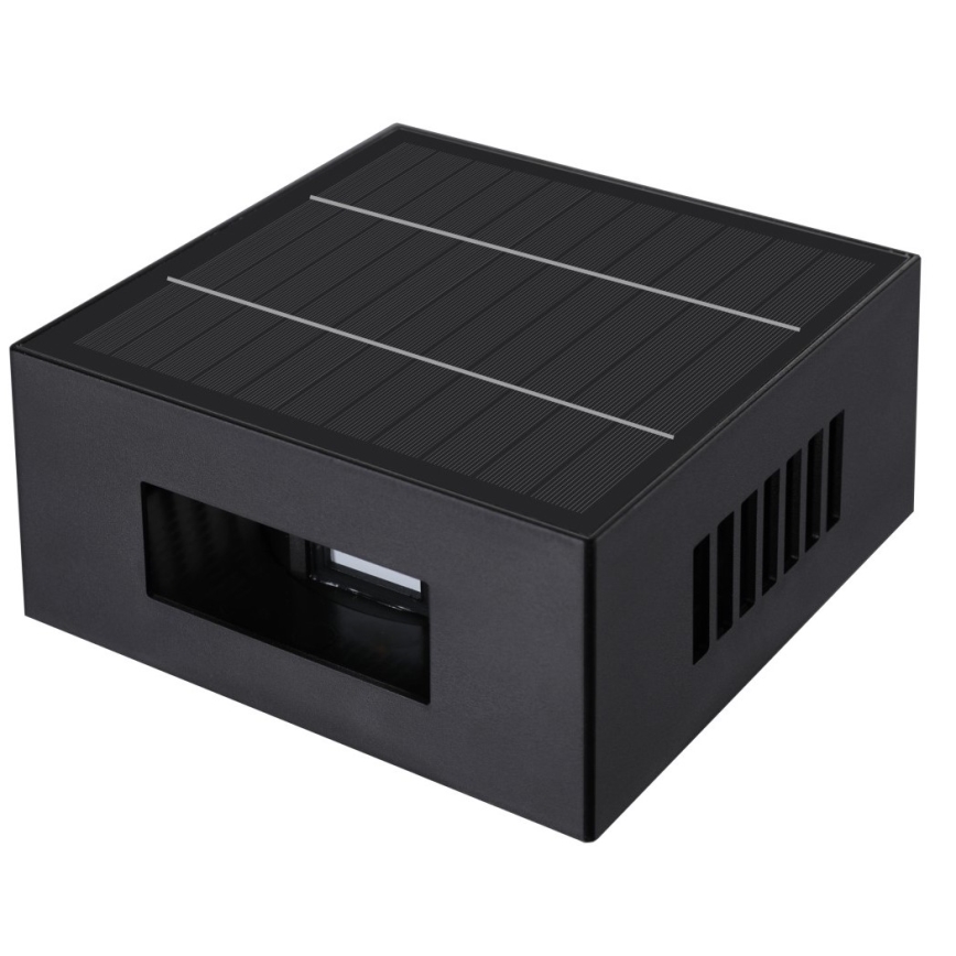 Iluminação de parede solar LED LED/2W/3,7V 4000K IP44 1300 mAh
