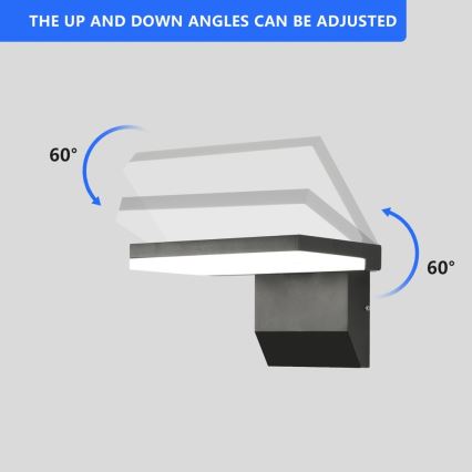Aplique de parede LED para exterior MODERN LED/18W/230V IP65