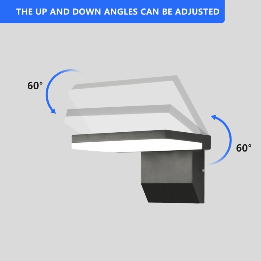Aplique de parede LED para exterior MODERN LED/18W/230V IP65
