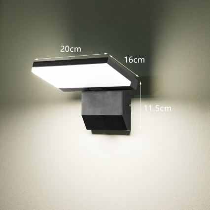 Aplique de parede LED para exterior MODERN LED/18W/230V IP65