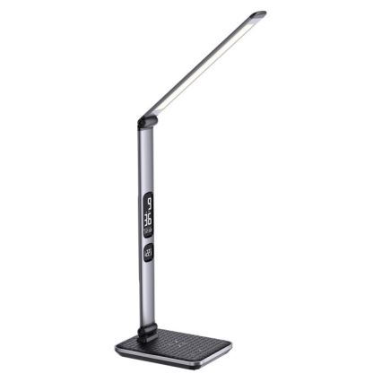 Candeeiro de mesa LED com regulação LED/8,5W/230V com carregamento sem fios