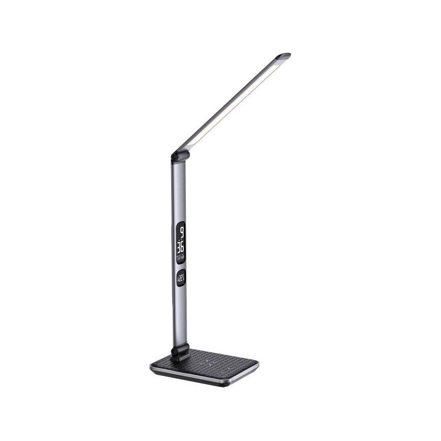Candeeiro de mesa LED com regulação LED/8,5W/230V com carregamento sem fios