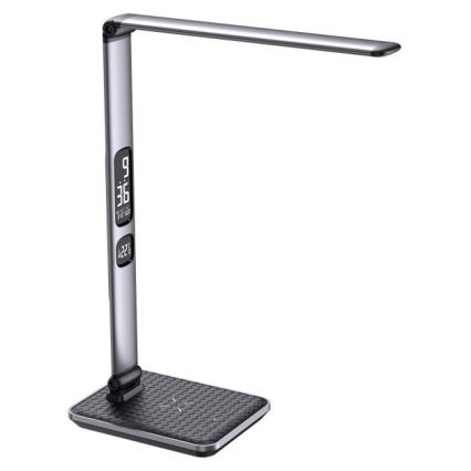 Candeeiro de mesa LED com regulação LED/8,5W/230V com carregamento sem fios
